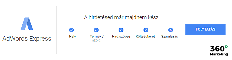 Google Cégem: AdWords hirdetés feladása