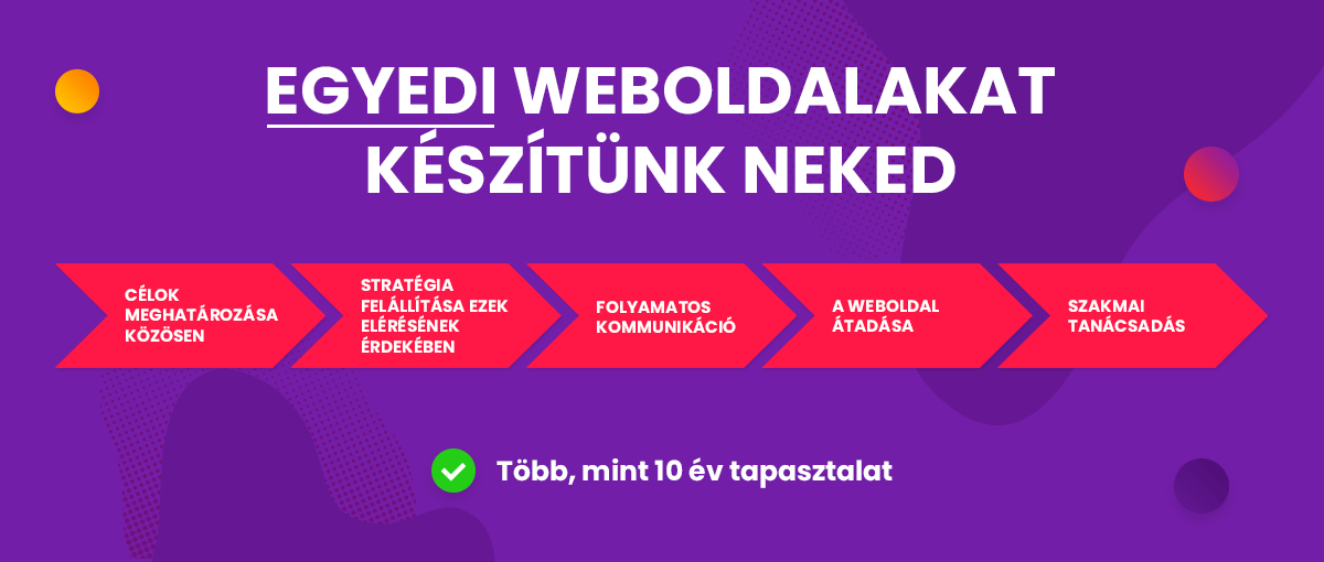 Weboldal készítés lépései