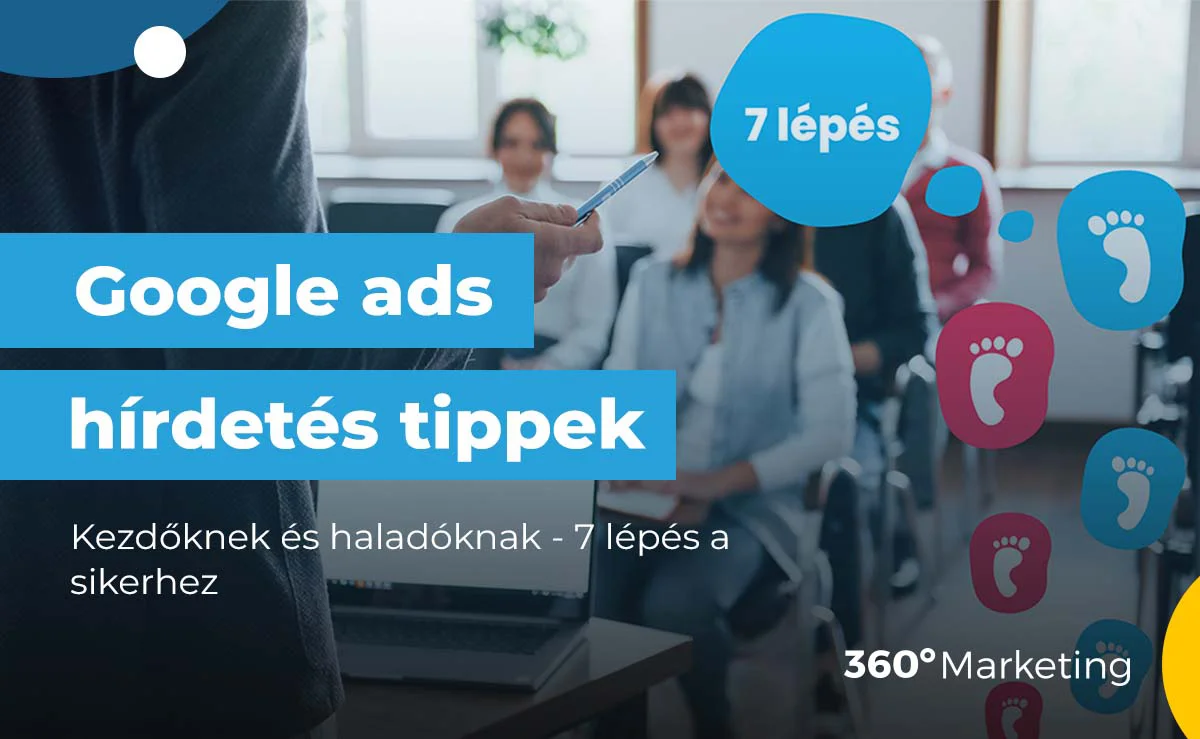 Google Ads hirdetés tippek kezdőknek és haladóknak – 7 lépés a sikerhez