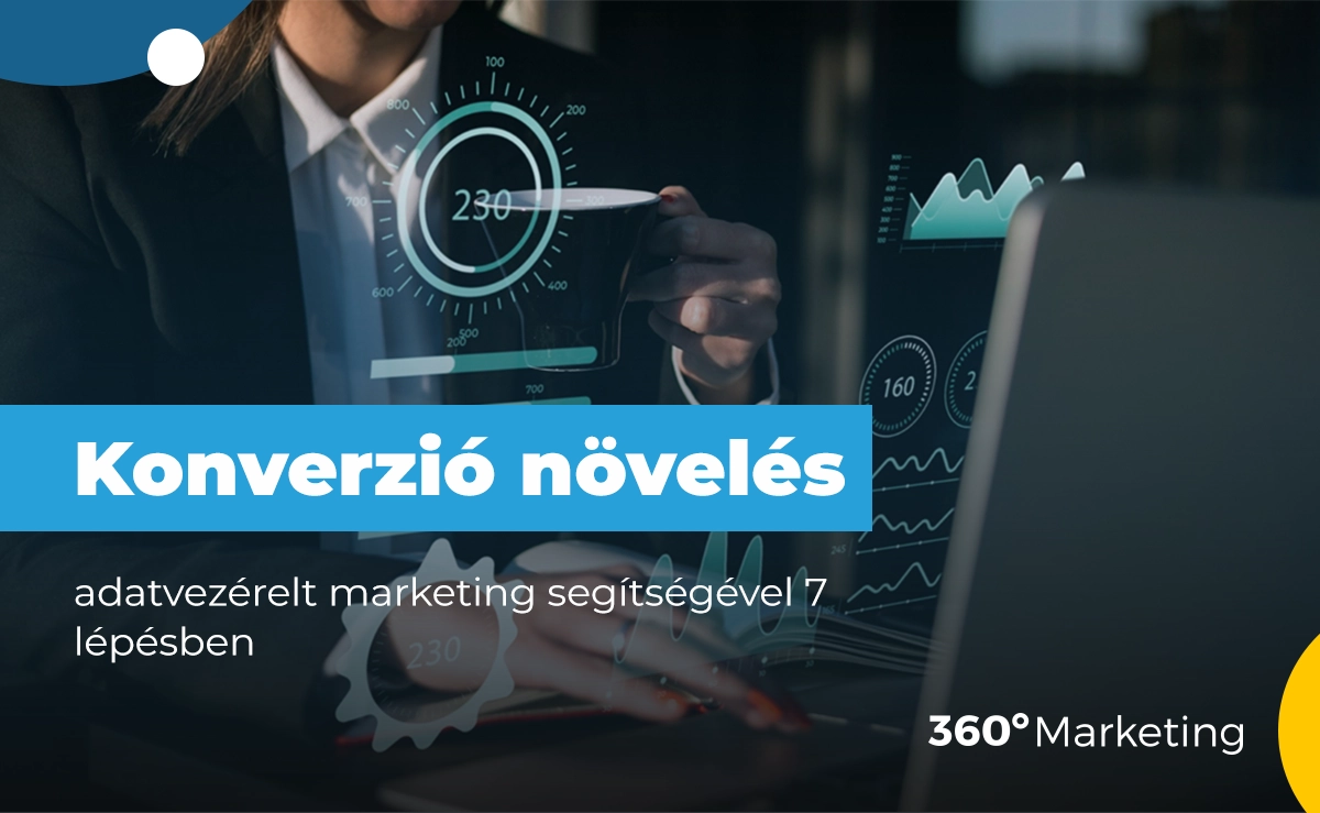 Konverzió növelés adatvezérelt marketing segítségével 7 lépésben – (2024)