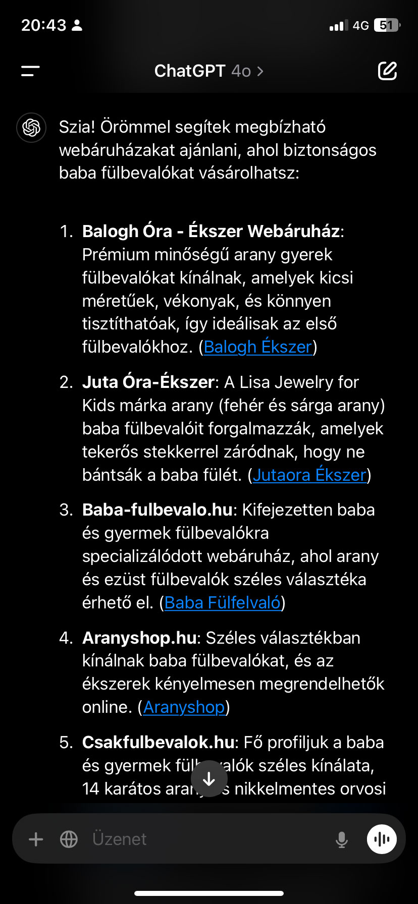 generatív AI keresés
