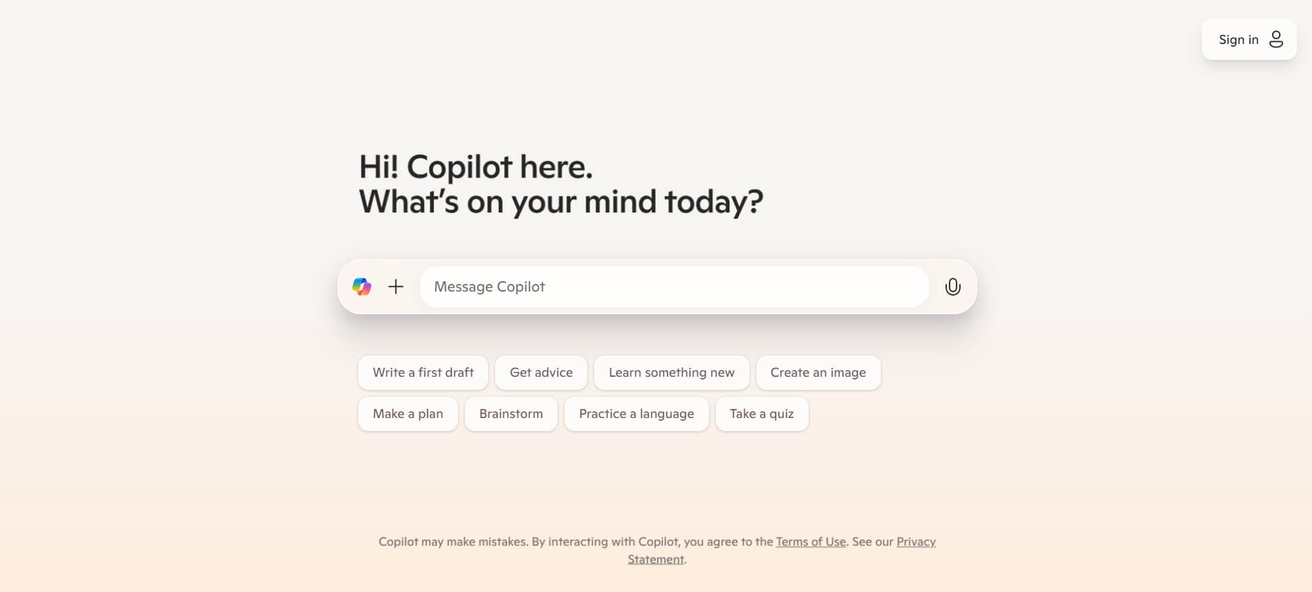 Copilot AI chatbot
