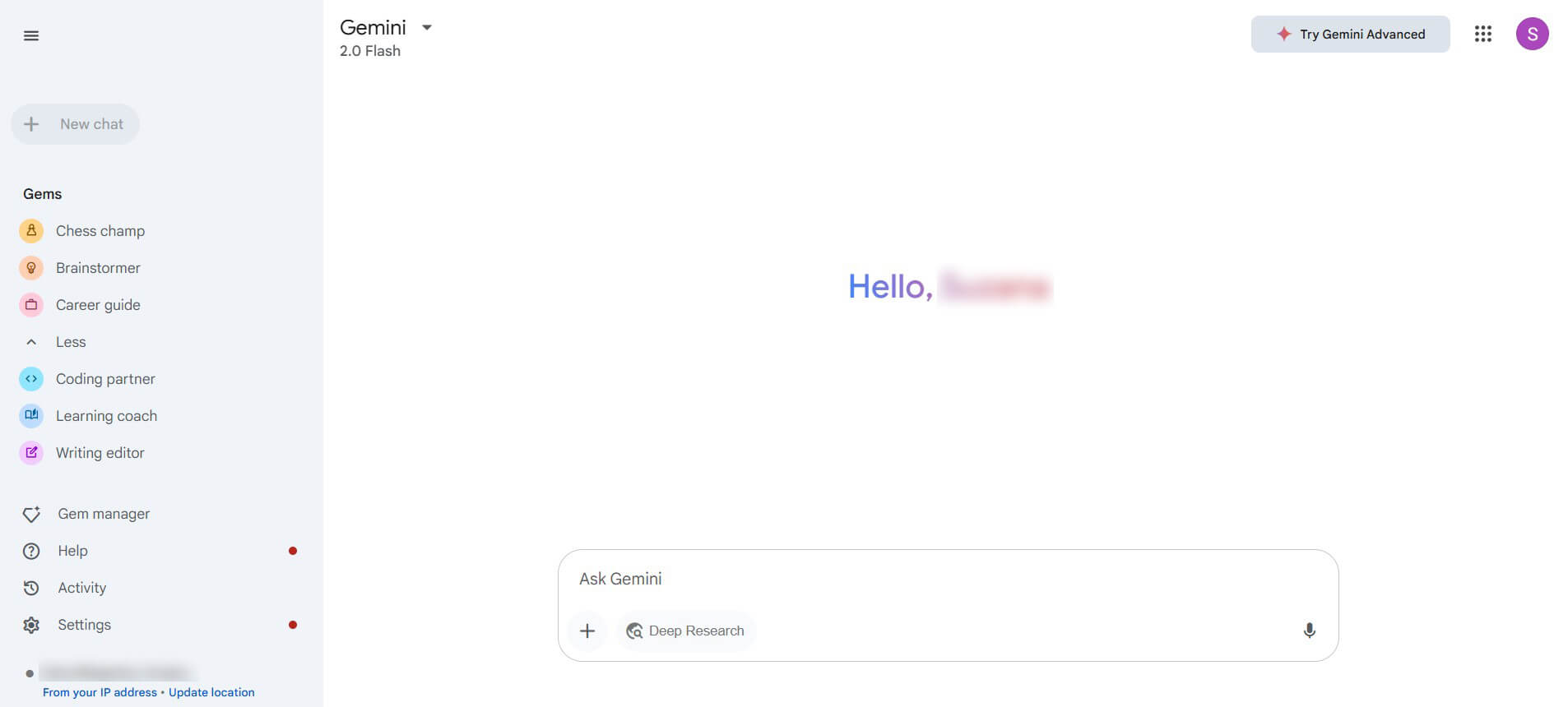 Gemini AI chatbot