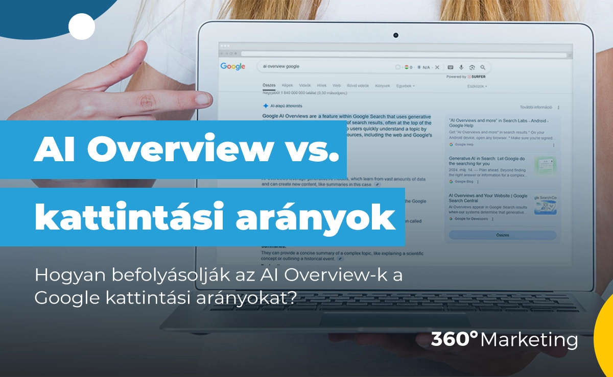 Hogyan befolyásolják az AI Overview-k a Google kattintási arányokat?