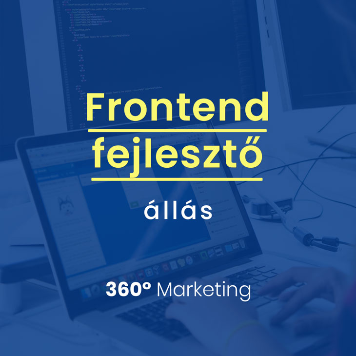 Frontend fejlesztő állás