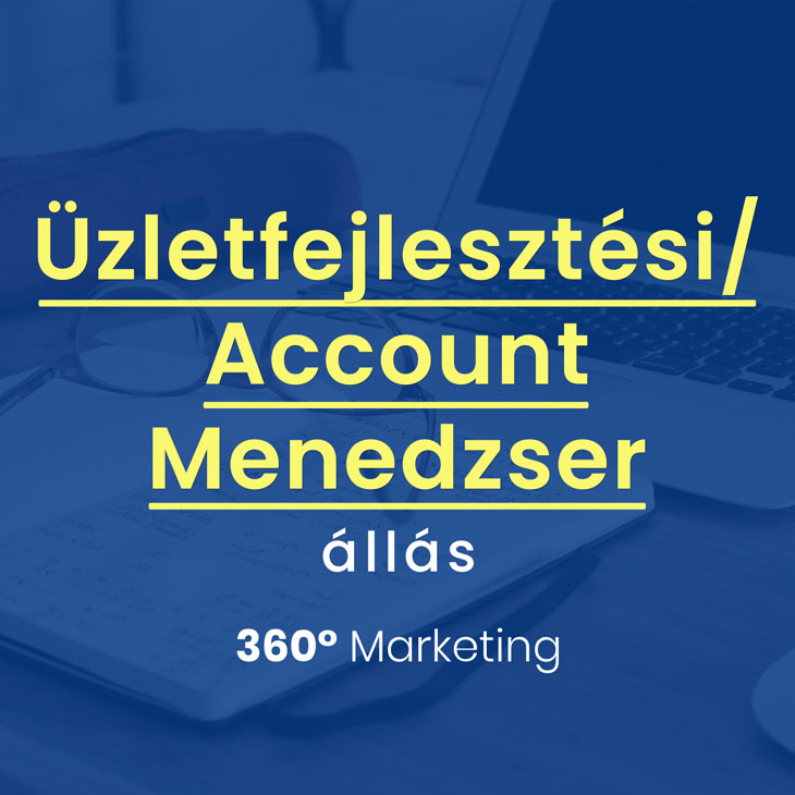 Üzletfejlesztési / Account menedzser állás